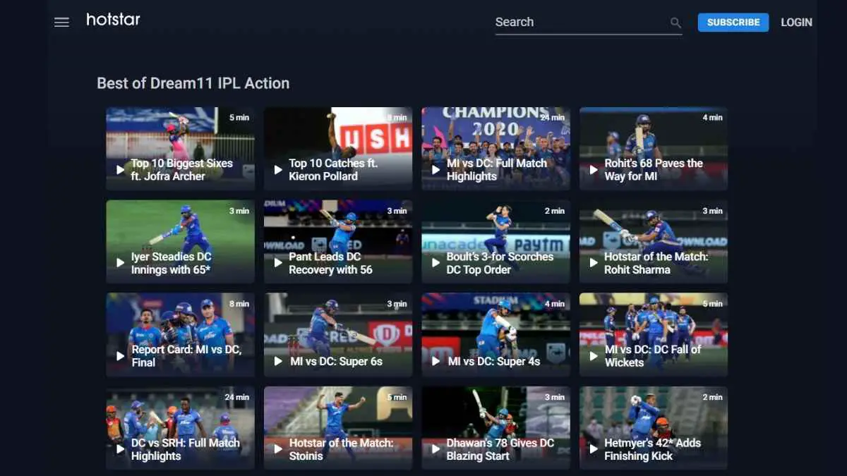 hotstar subscription ipl