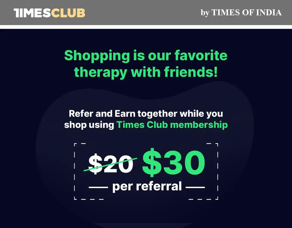 Times Club Referral offer