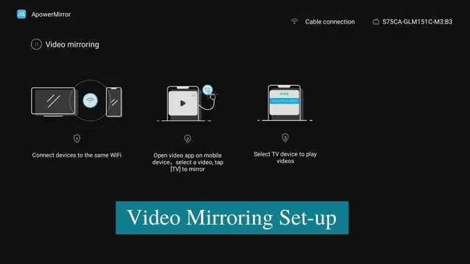 ApowerMirror Video Mirroring