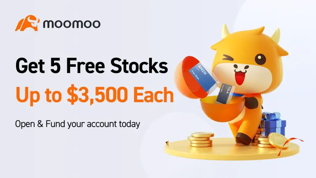 Moomoo 5 Free stocks