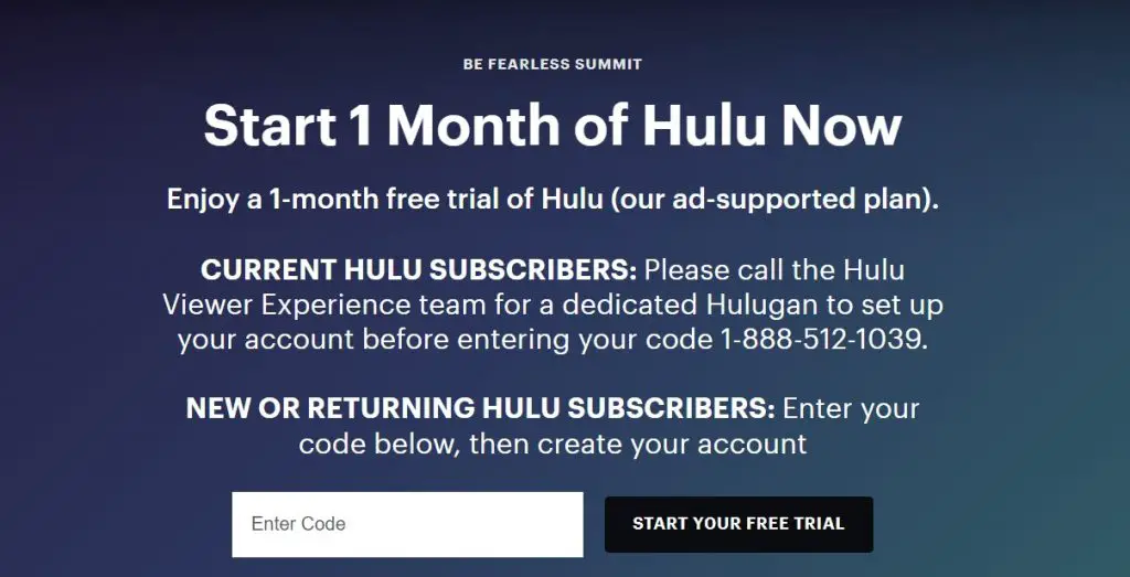 Hulu free trial
