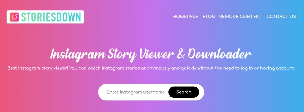 Storiesdown story viewer and downloader