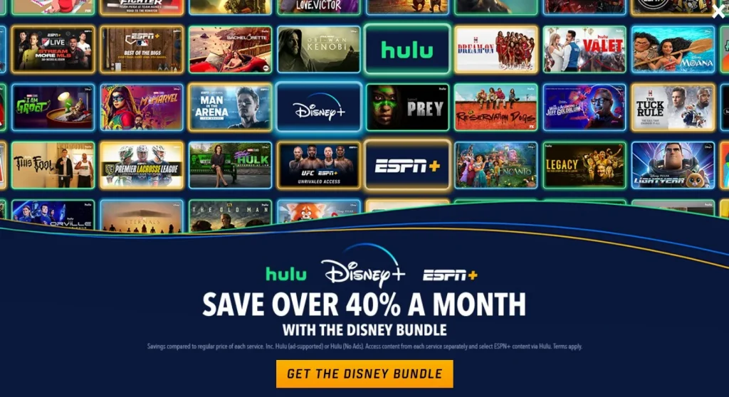 Disney Bundle- ESPN+, Hulu, Disney+