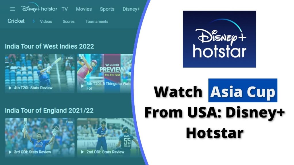 Watch Asia Cup 2022 on Hotstar