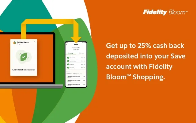Fidelity Bloom Shopping: Cashback rewards