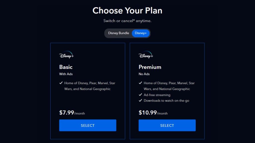 Disney Plus subscription Subscription