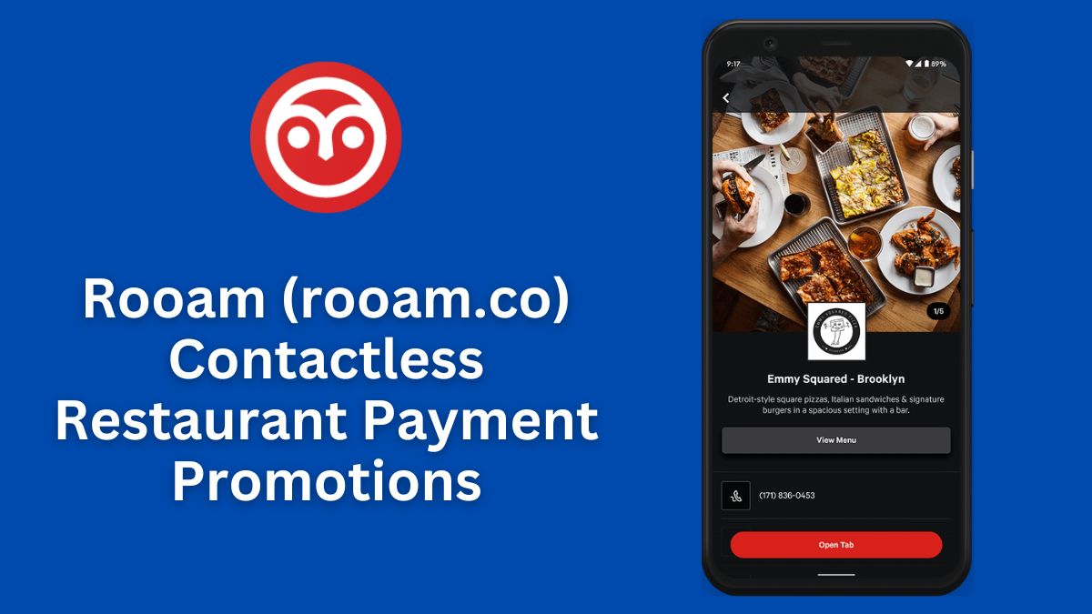 Rooam Contactless Restaurant Payment Promotions