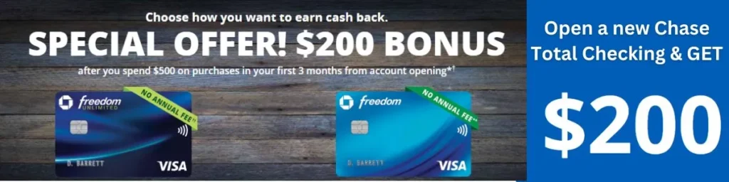 Chase Bank offer