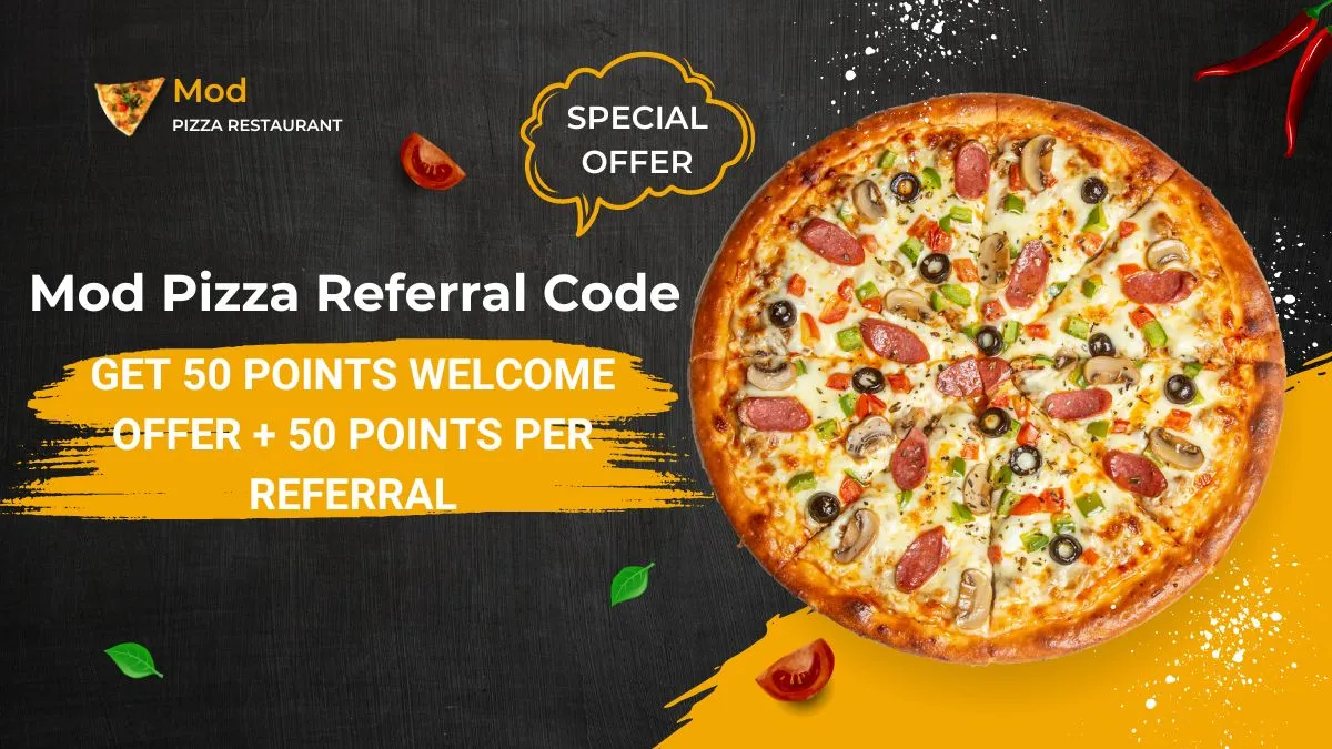 Mod Pizza Referral Code: Get 50 Points Welcome Offer + 50 Points Per Referral